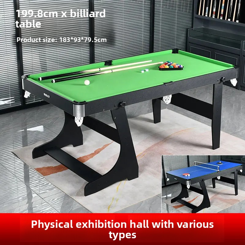 Table Tennis Kids - Table de billard pliable de 1,8