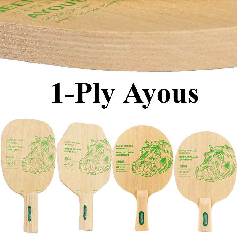 JEELS Green Hippo 1 Ply Ayous  - Table Tennis In Japanese avis et prix