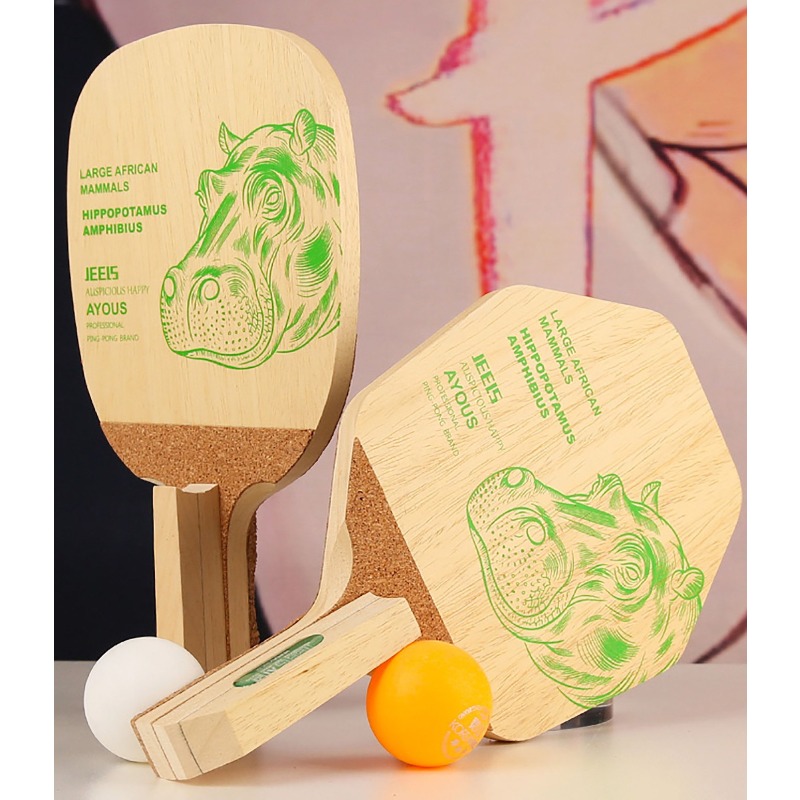 JEELS Green Hippo 1 Ply Ayous  - Table Tennis In Japanese avis et prix