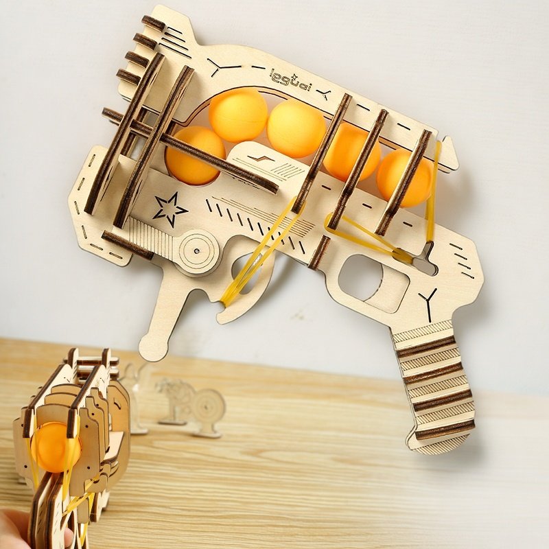 Pistolet à élastiques en bois  - Table Tennis Kids avis et prix