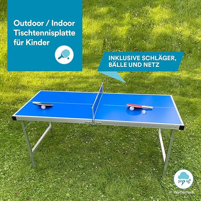 Table de tennis de table pliab - Table Tennis Indoor Or Outdoor avis et prix